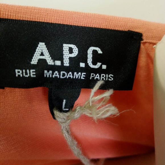 A.P.C. Women's Peach Color Dress L - Picture 5 of 7